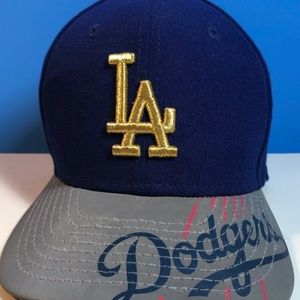 Los Angeles Dodgers New Era Adjustable Blue and Gr